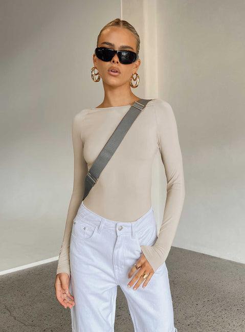 Gatewood Long Sleeve Bodysuit Bone Product Image