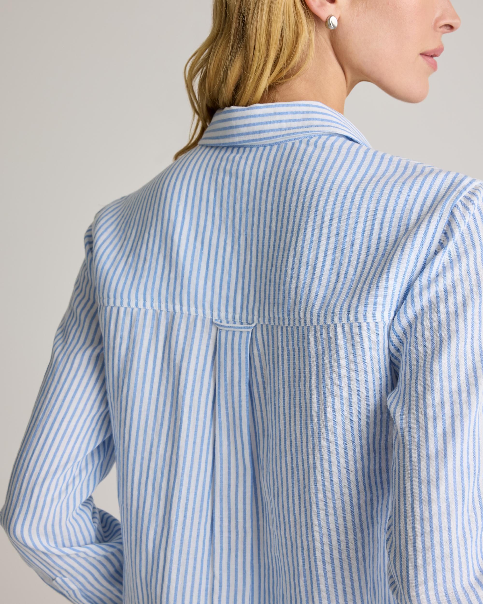 Quince | Women's Gauze Long Sleeve Shirt Organic Cotton Product Image
