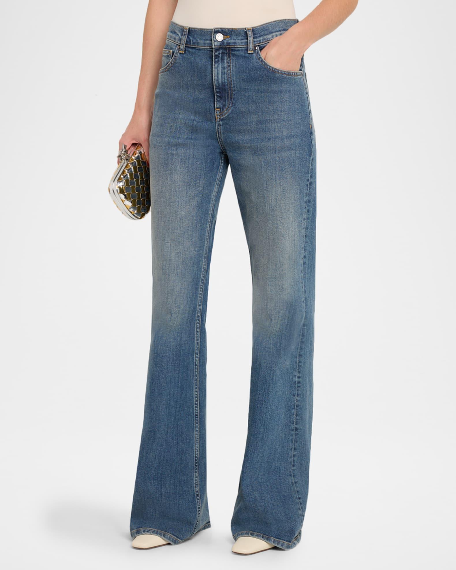 Ethan Flare-Leg Stretch Denim Jeans Product Image