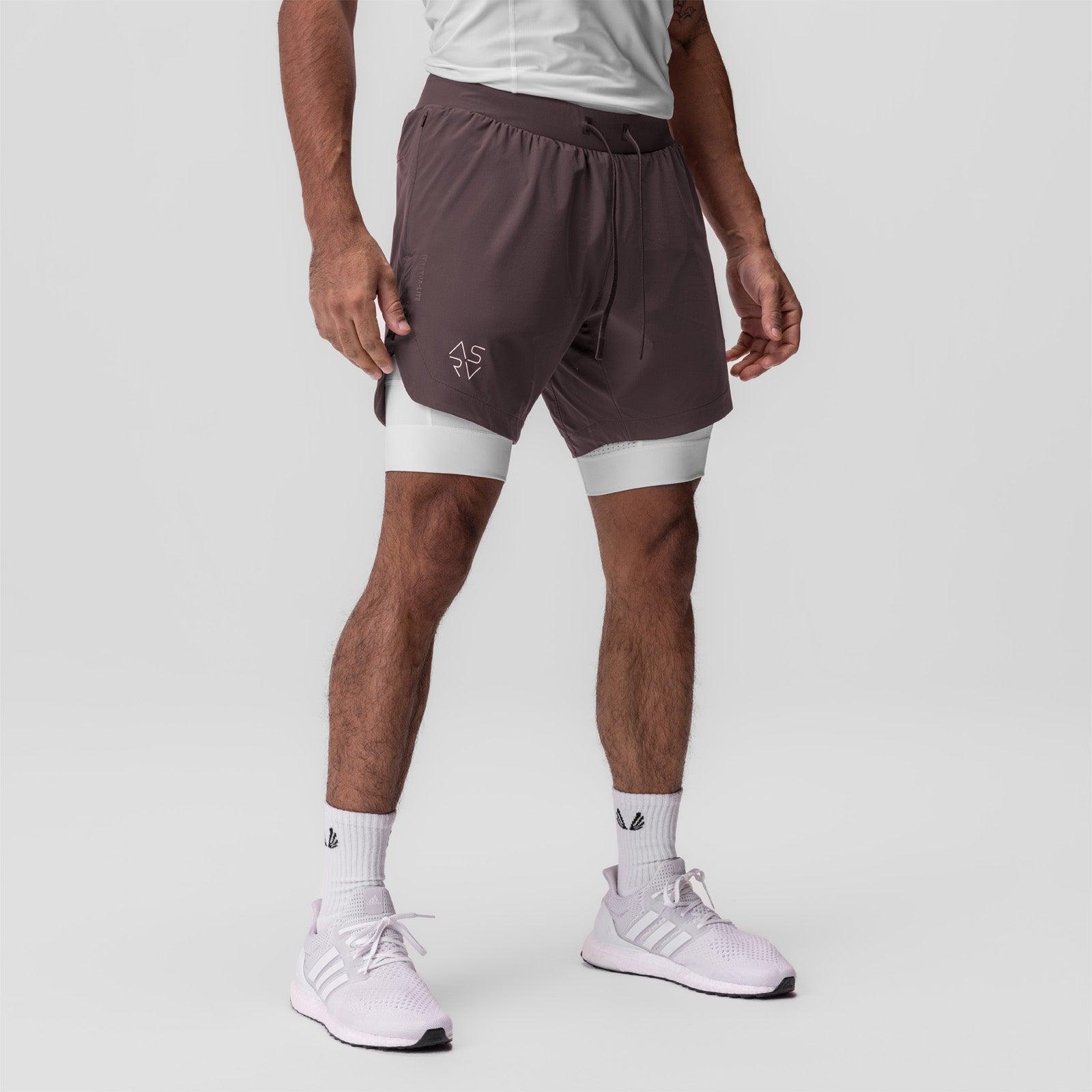 0866. Tetra-Lite® 7" Liner Short - Nightshade "Cyber"/White Male Product Image