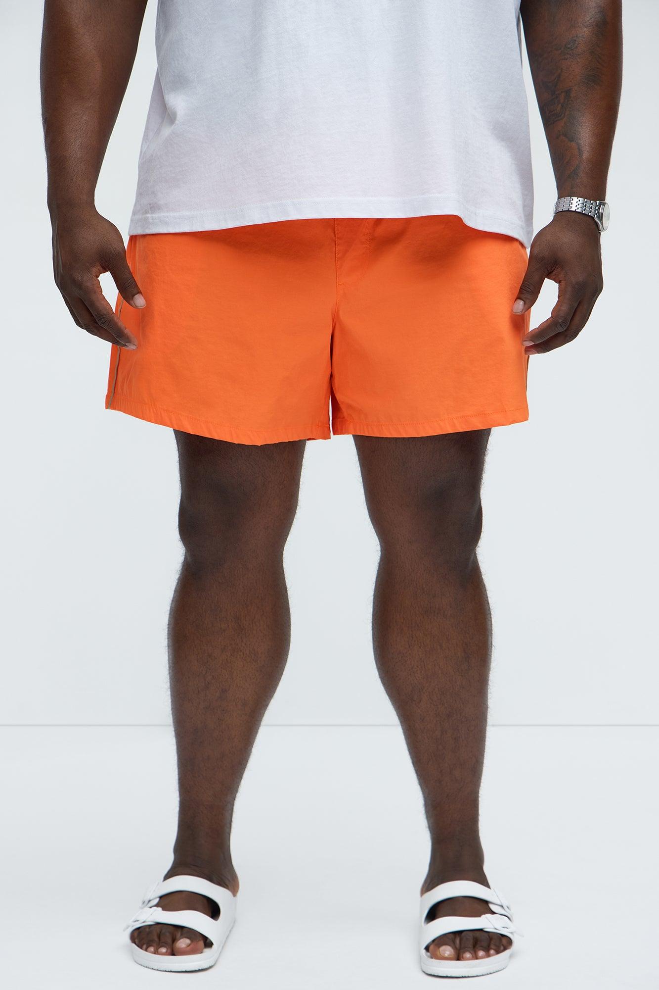 Track Flex Swim Trunk Mid - Orange Product Image