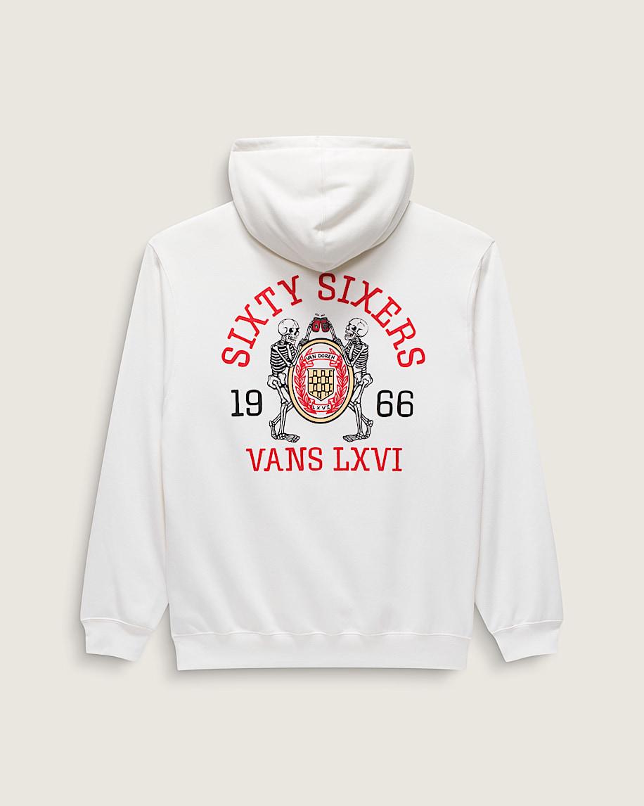 Skull Reaper Frat LXVI Pullover Hoodie in White| Vans US Product Image