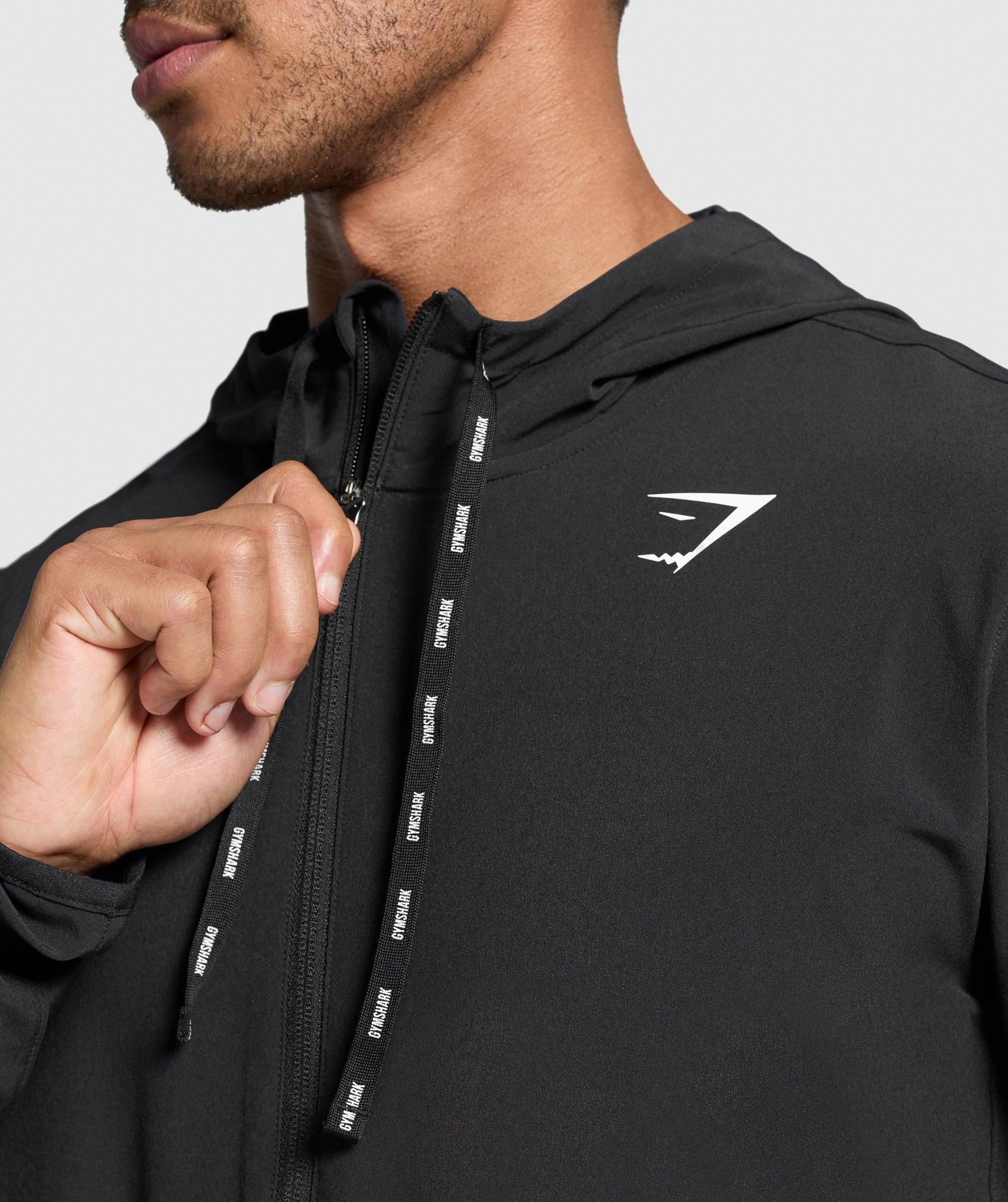 Gymshark Arrival Track Jacket - Black Male Product Image