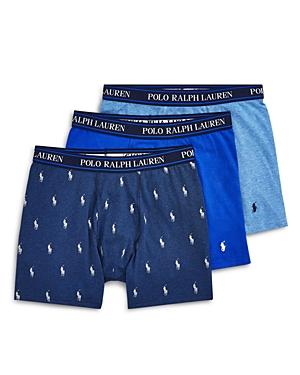 Polo Ralph Lauren Stretch Cotton Boxer Briefs - Pack of 3 Product Image