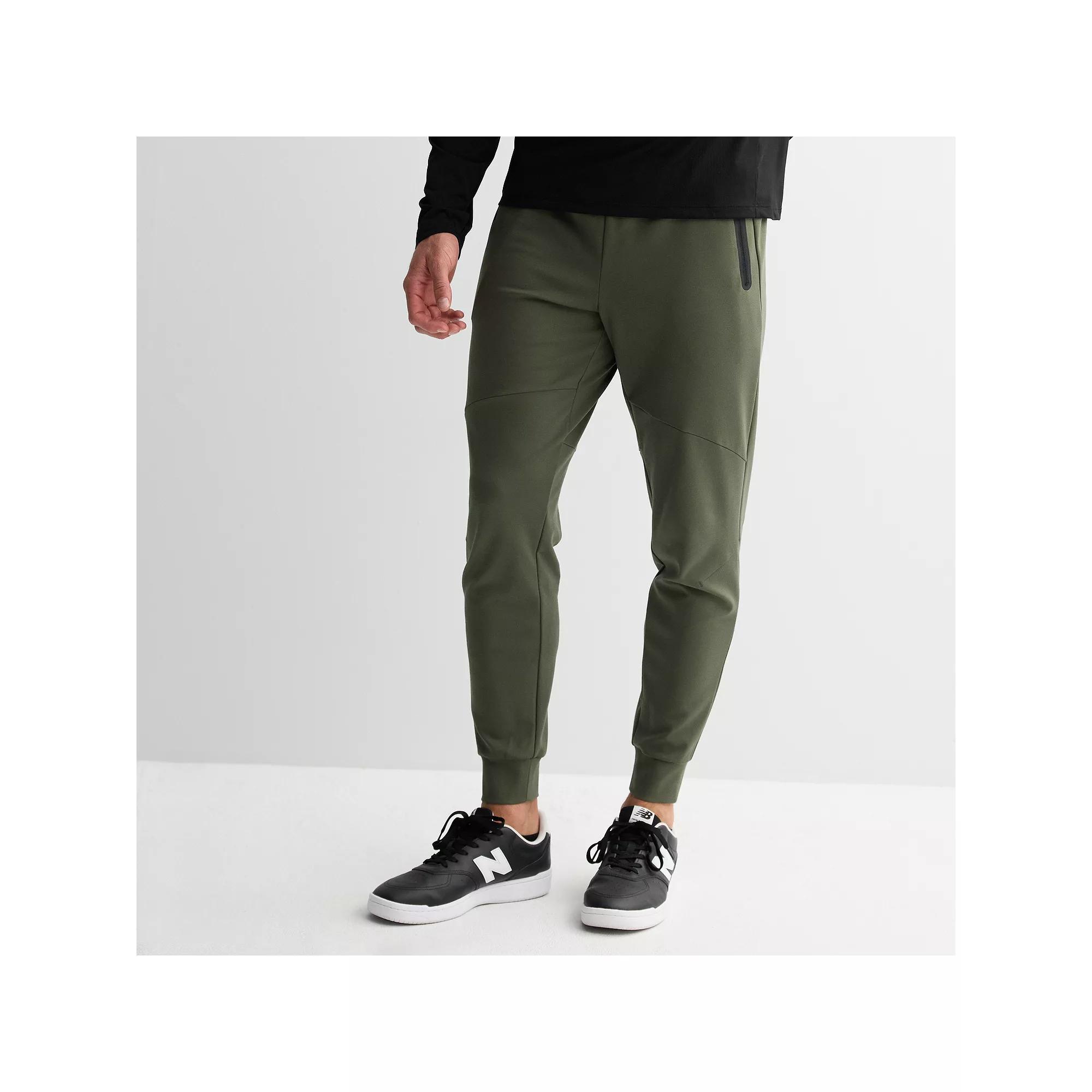 Men's Tek Gear® Performance Ponte Joggers, Size: XXL, Army Bottle Product Image