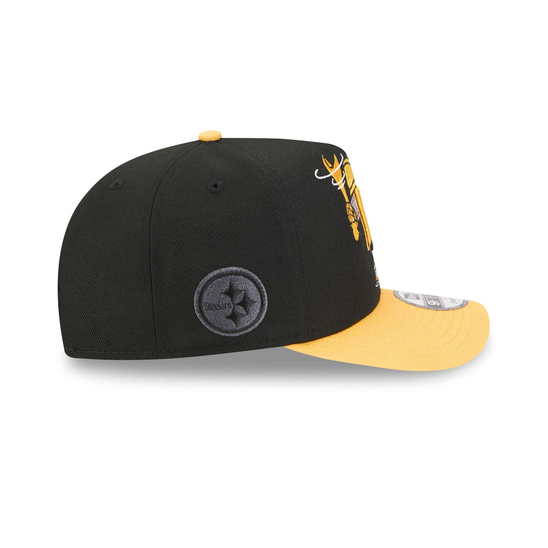 Pittsburgh Steelers Cartoon 9FIFTY A-Frame Snapback Hat Male Product Image