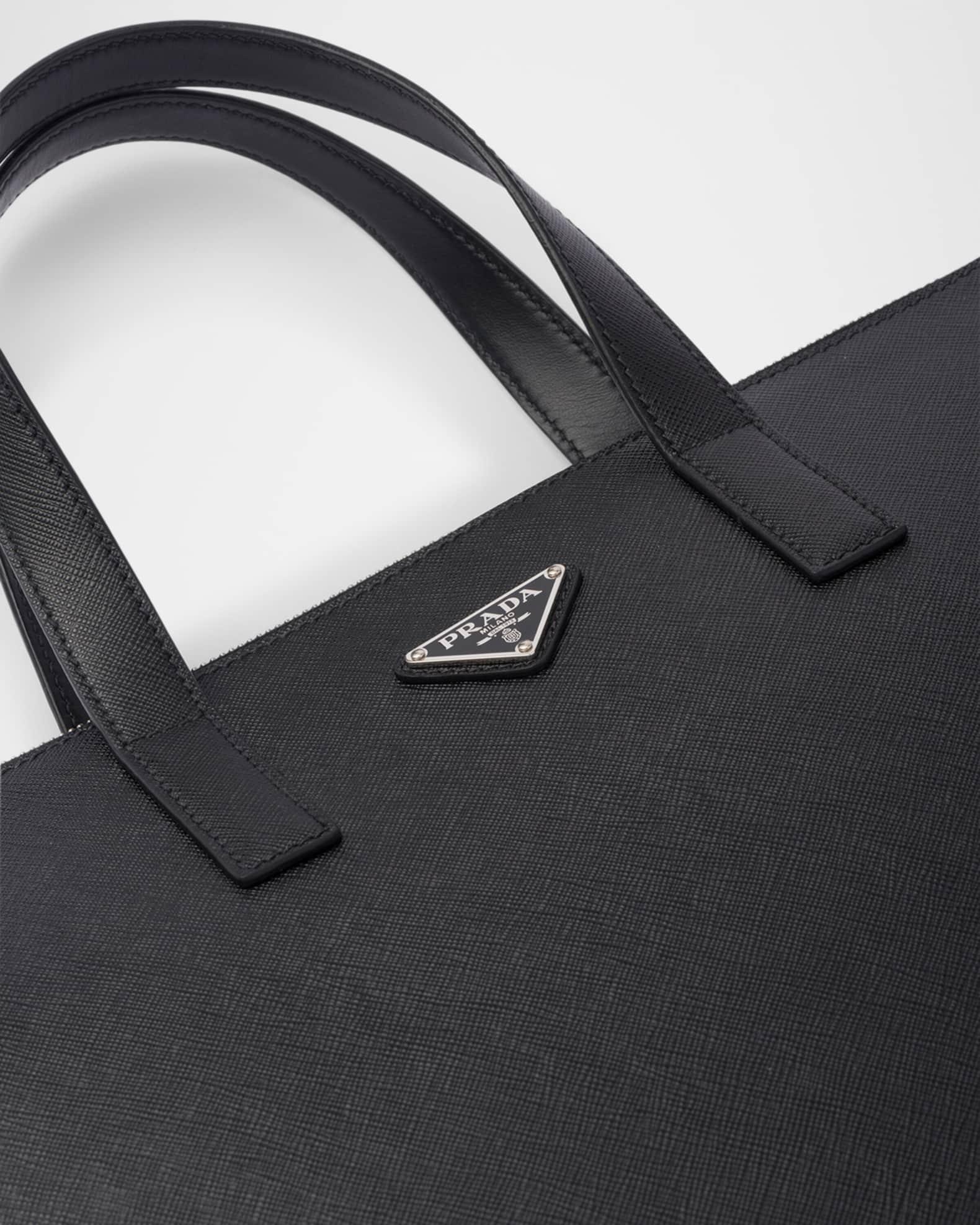 Men's Saffiano Leather Tote Bag Product Image