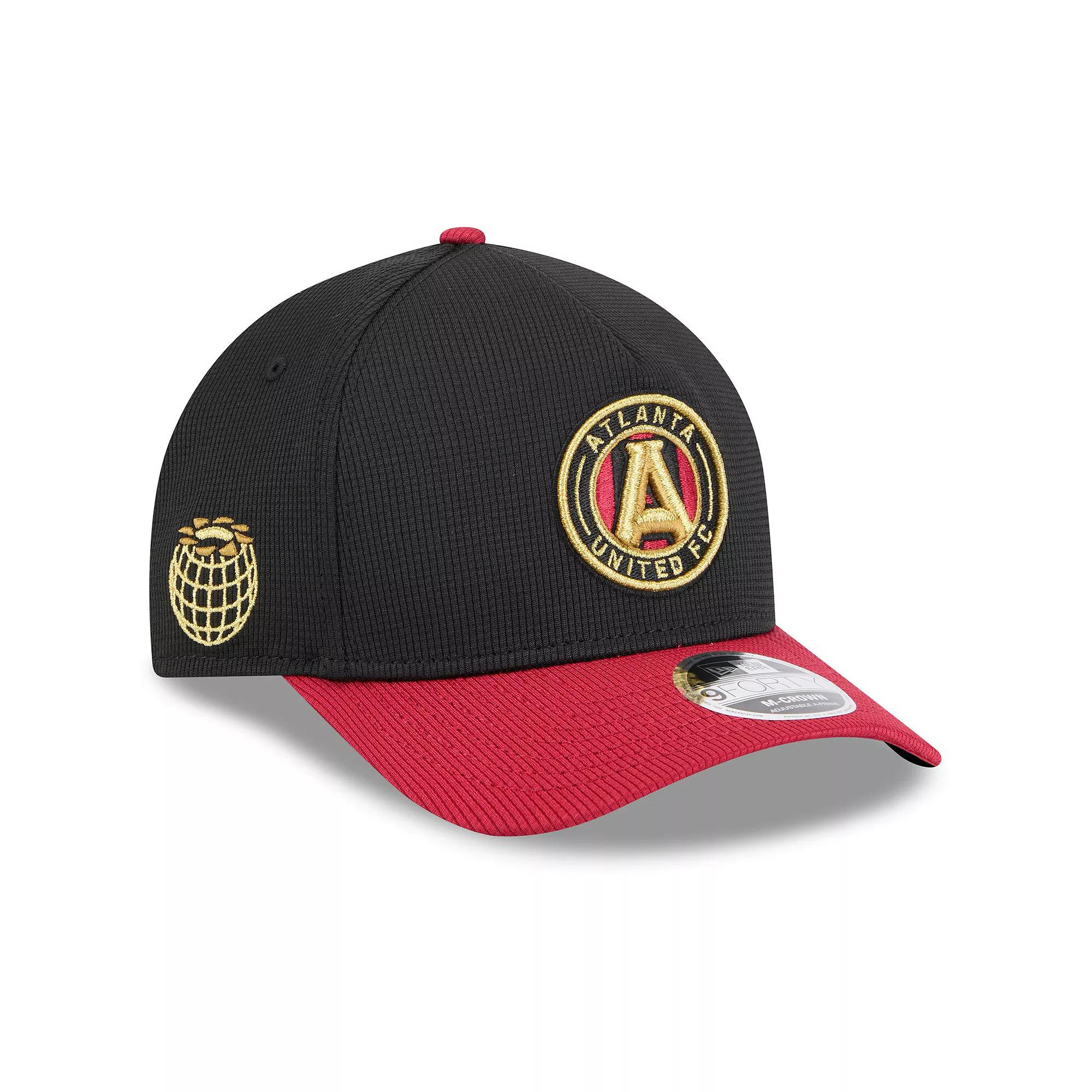Men's New Era Black Atlanta United FC 2025 Jersey Hook 9FORTY M-Crown Adjustable Hat, Atu Black Product Image