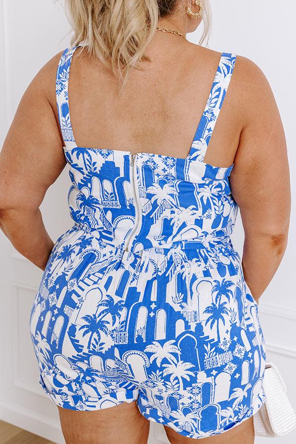 Mykonos Muse Linen-Blend Crop Top Curves Product Image