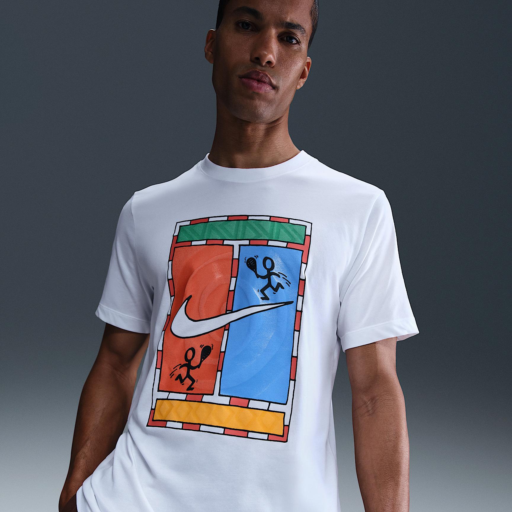 Nike Mens Court Dri-FIT Tennis T-Shirt | HV1715-010 Product Image