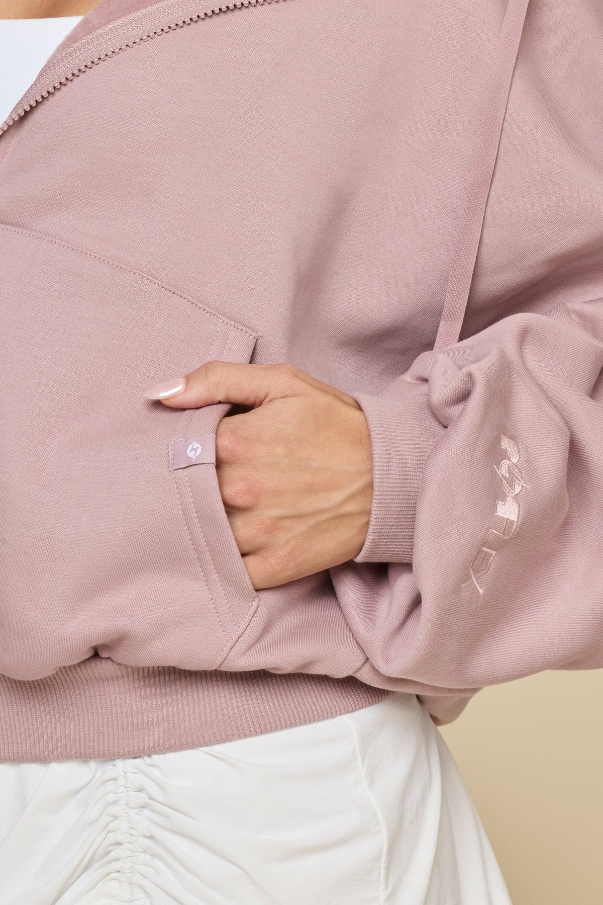 Zip Cloud Hoodie - Ivory Product Image