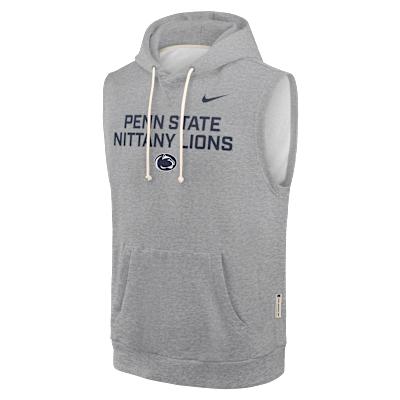 Penn State Sideline Men's Nike Dri-FIT College Sleeveless Pullover Hoodie Product Image