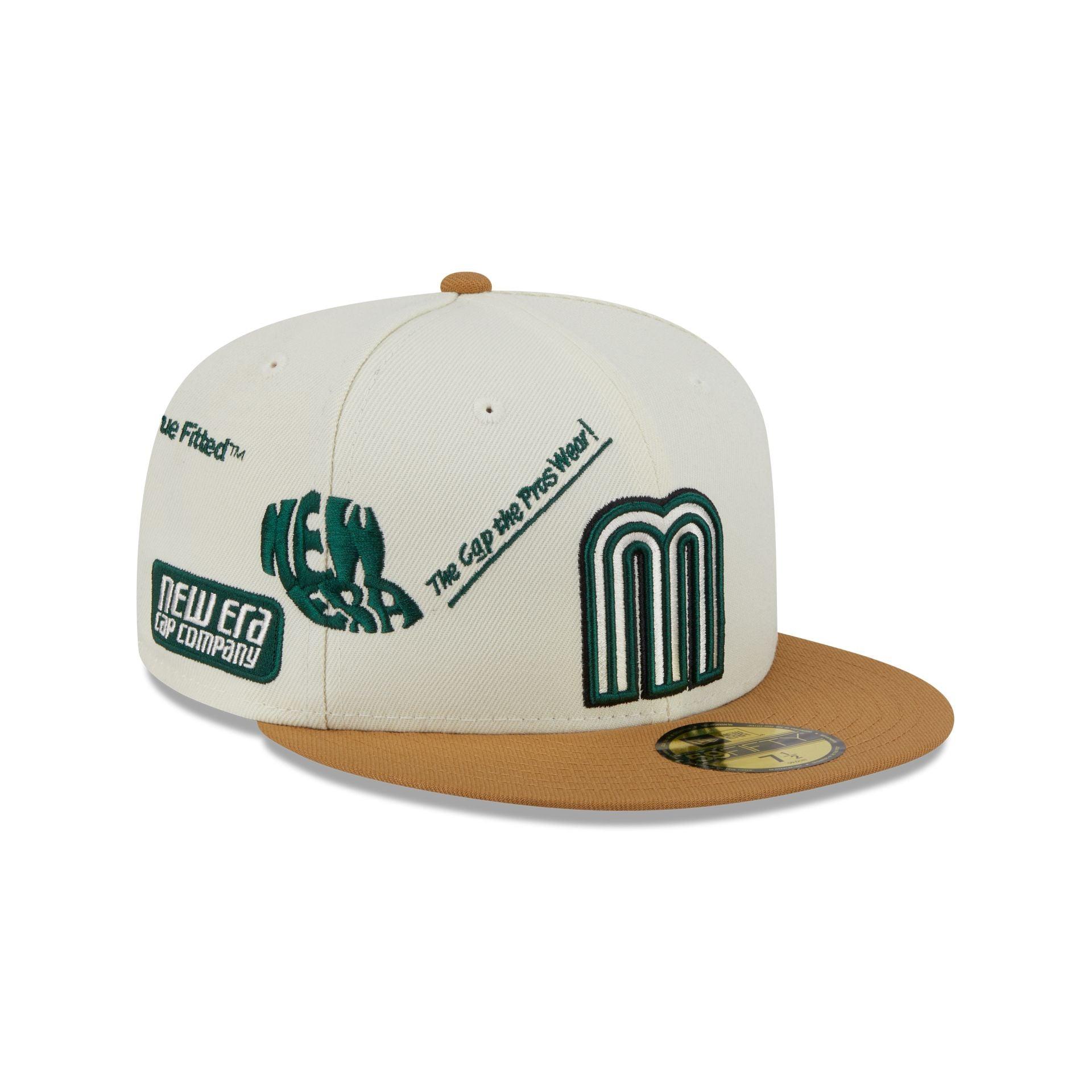Mexico Baseball New Era Anniversary Logos White 59FIFTY Fitted Hat Male Product Image
