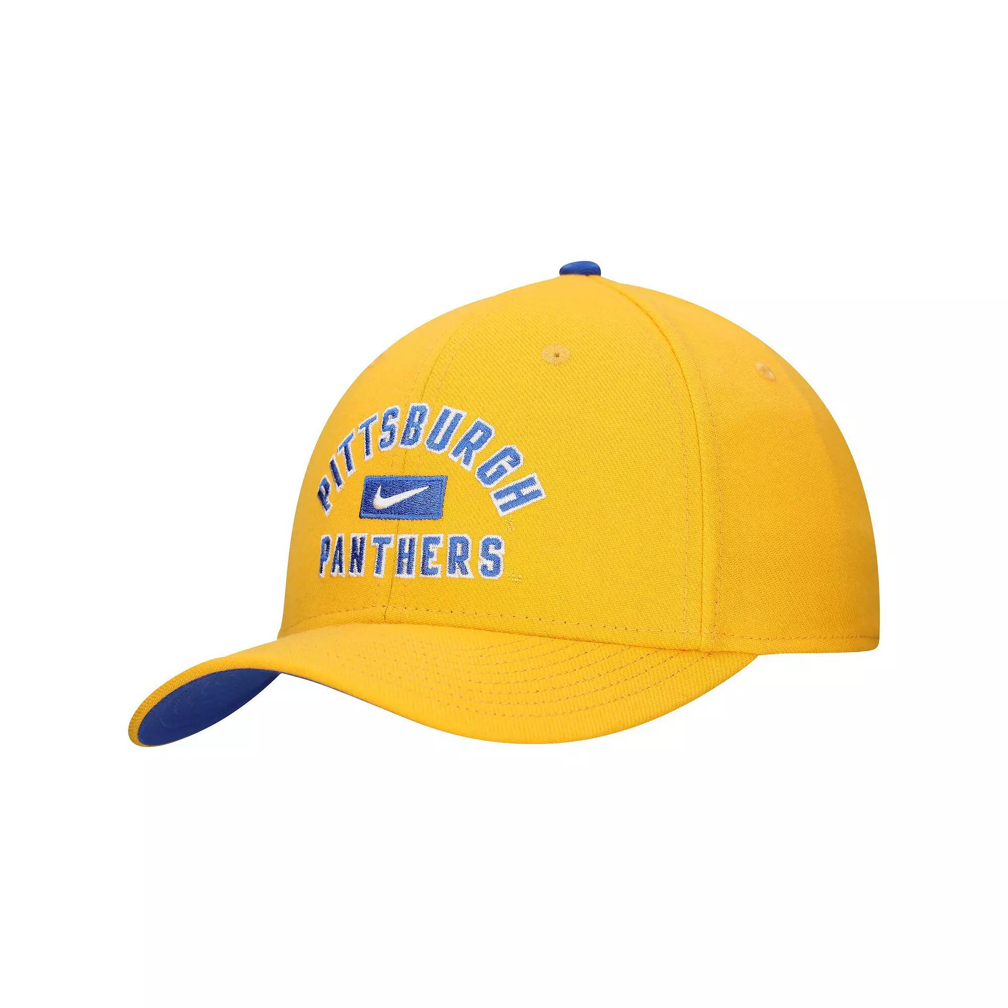 Men's Nike Gold Pitt Panthers Rise Flex Hat,  Product Image