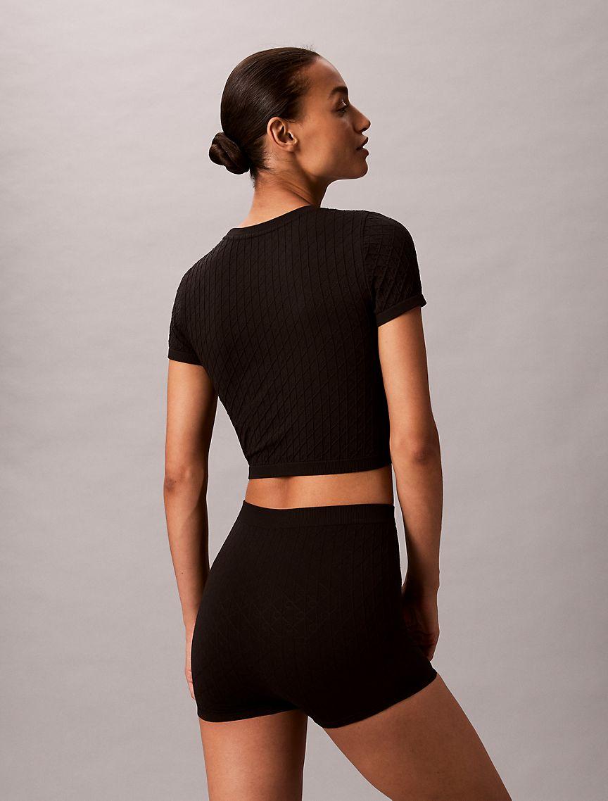 Rib Emblem Seamless Tee Product Image