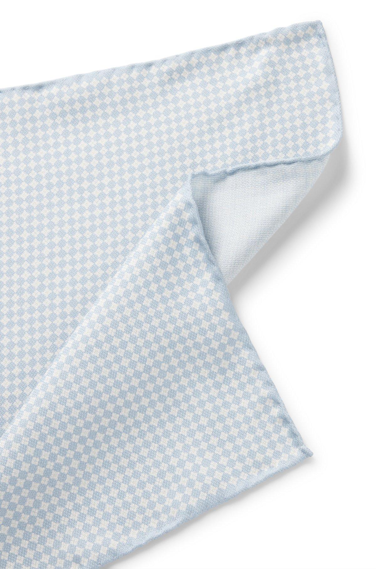 Silk pocket square with digital print Product Image