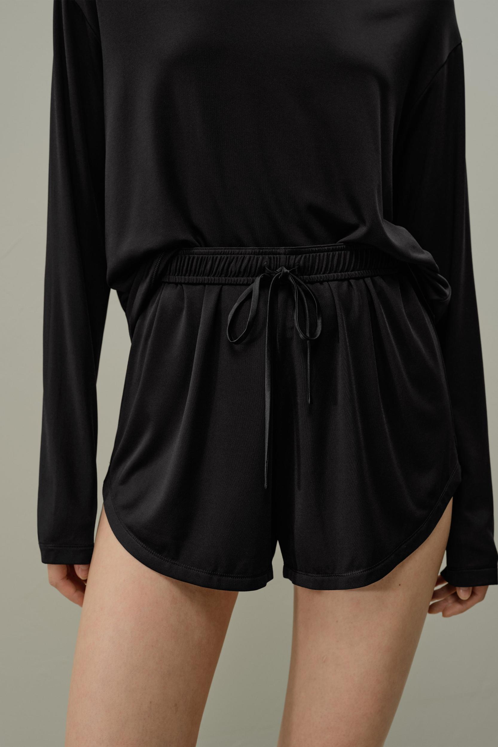 Silk Breeze Jersey Comfort Flowy Shorts Product Image
