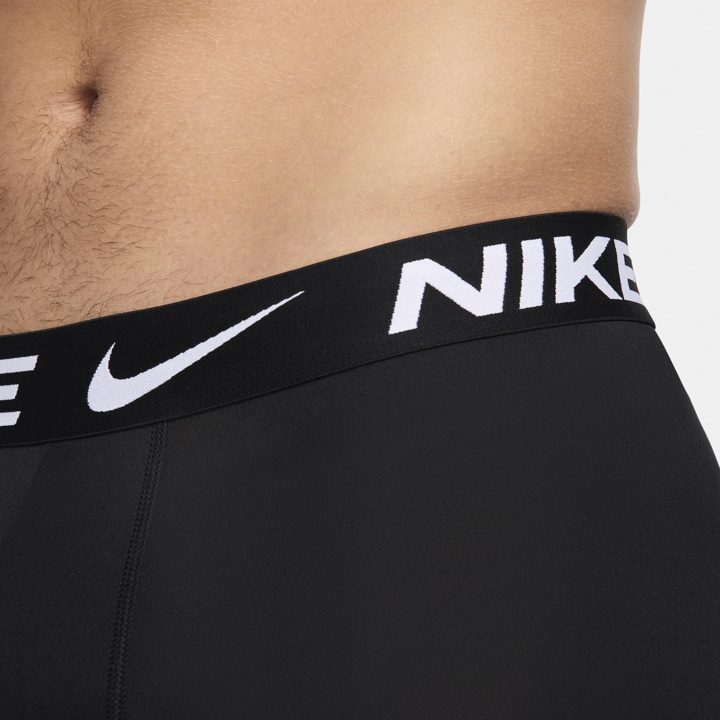 Nike Mens Dri-FIT Essential Micro Long Boxer Briefs (3-Pack) | KE1158-001 Product Image