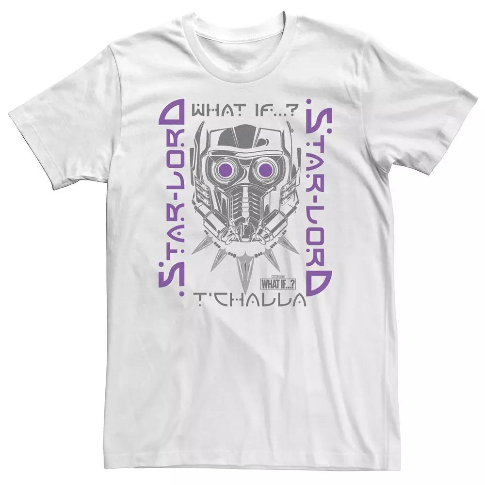 Big & Tall Marvel What If Star Lord Tchalla Poster Tee, Men's,  Product Image