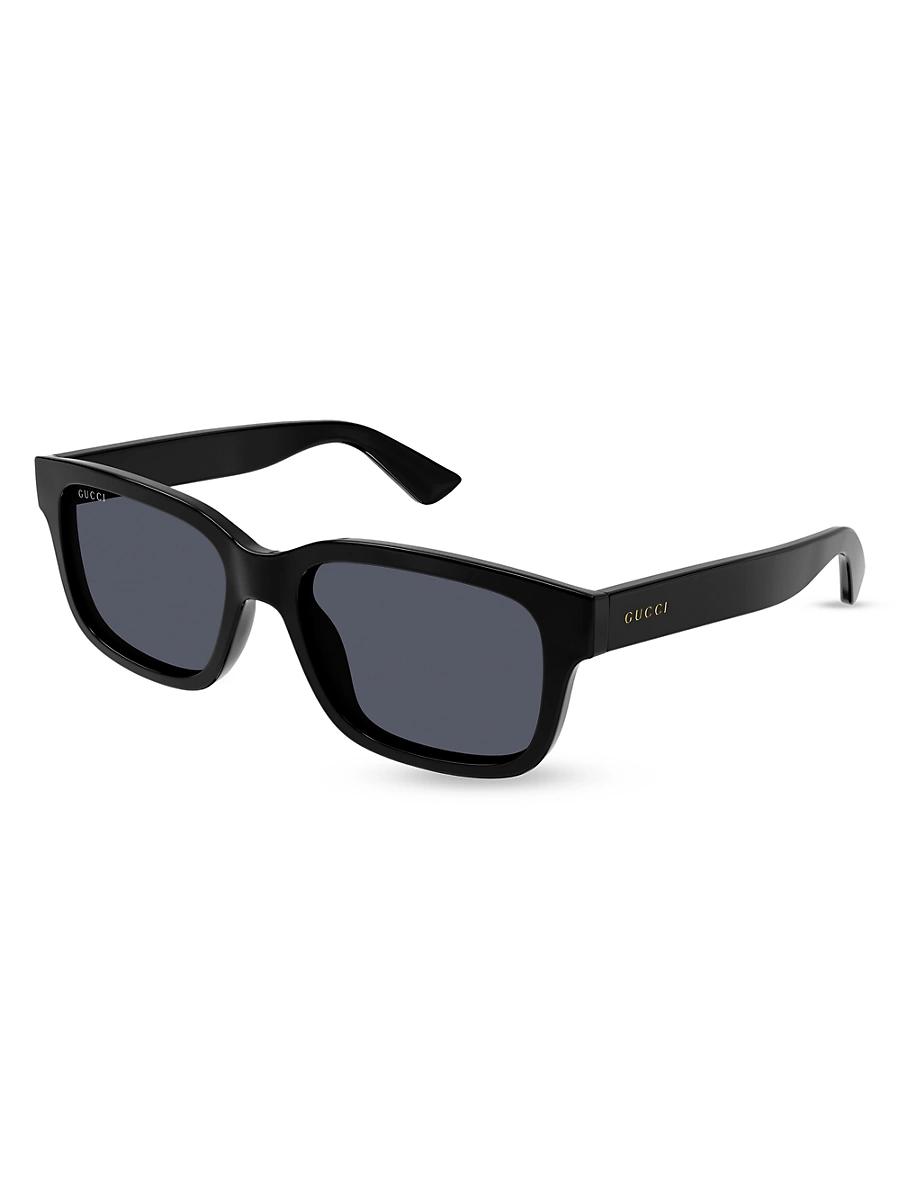 Mens Minimal 56MM Square Sunglasses Product Image