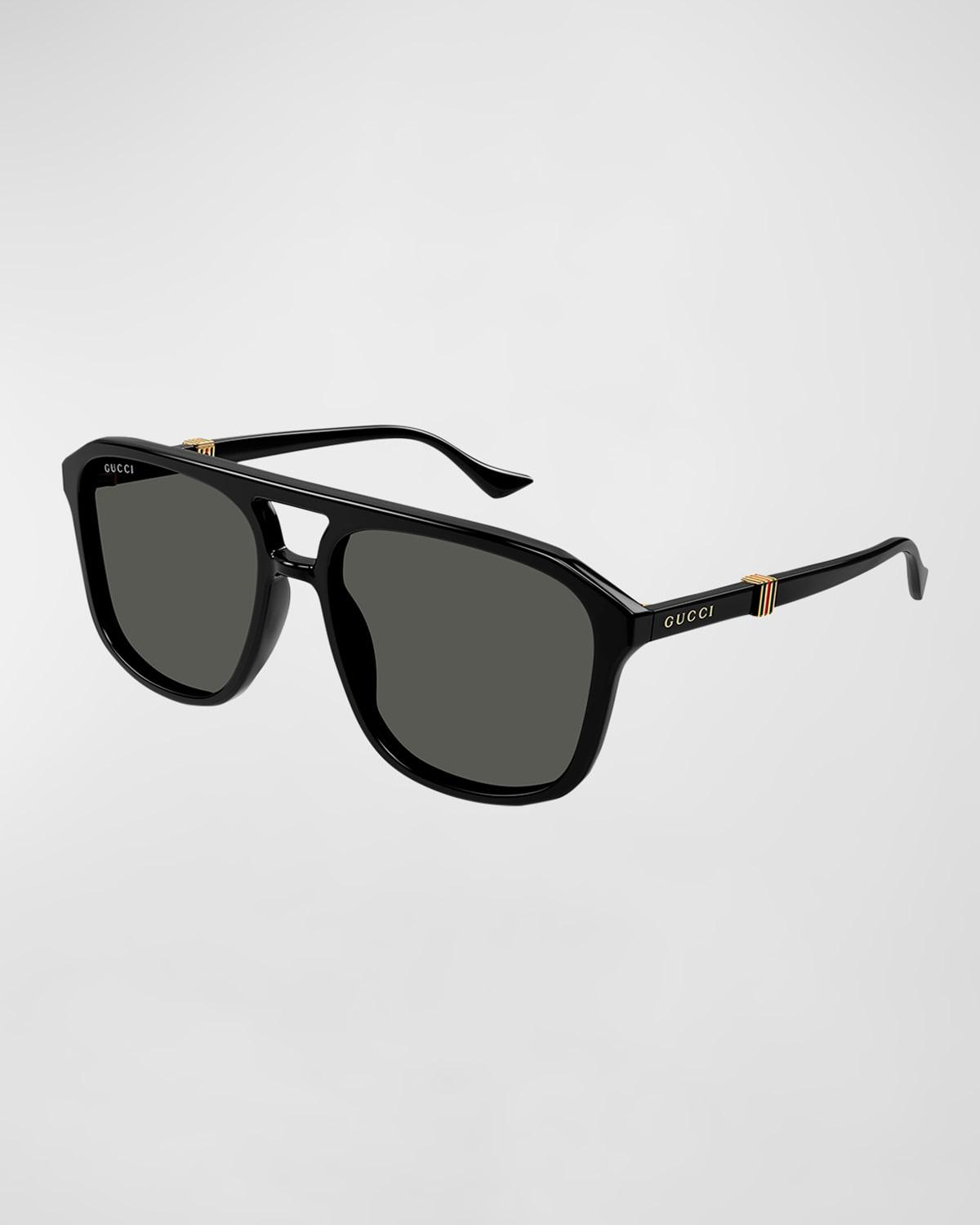 Mens Running Web GG1494S 57MM Navigator Sunglasses Product Image