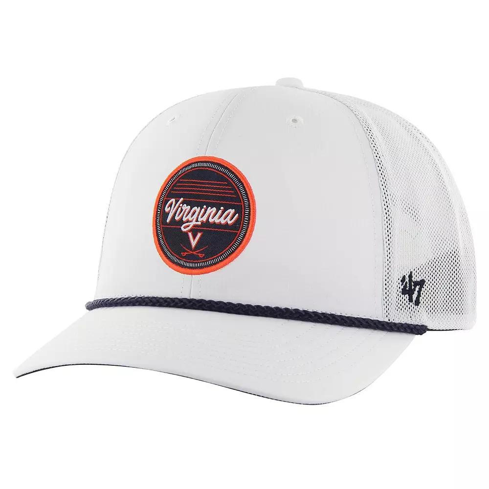 Men's '47 White Virginia Cavaliers Fairway Trucker Adjustable Hat Product Image