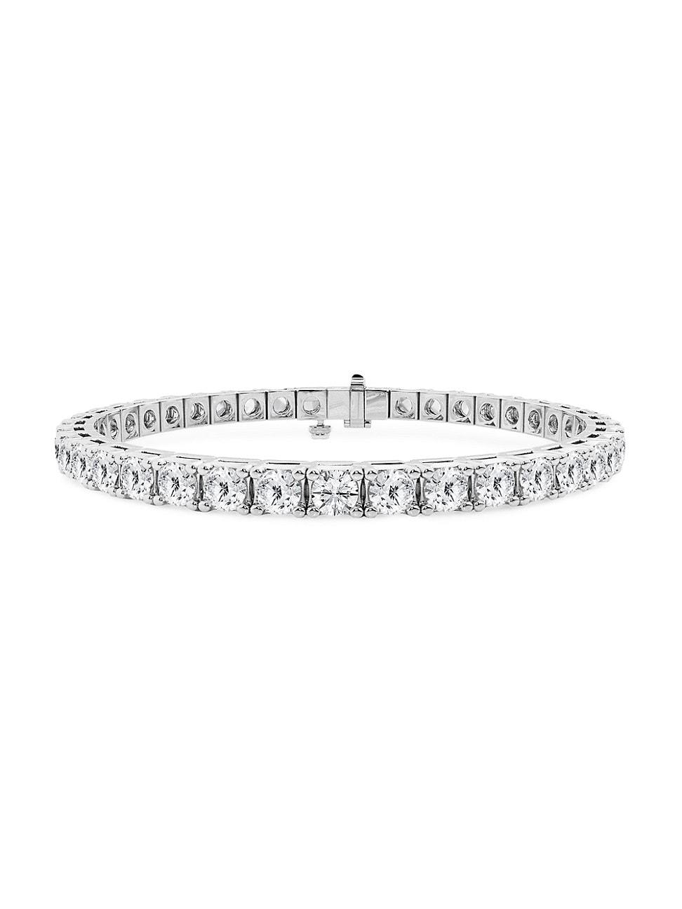Womens 14K White Gold & Round Lab-Grown Diamond Tennis Bracelet/1.00-10.00 TCW Product Image