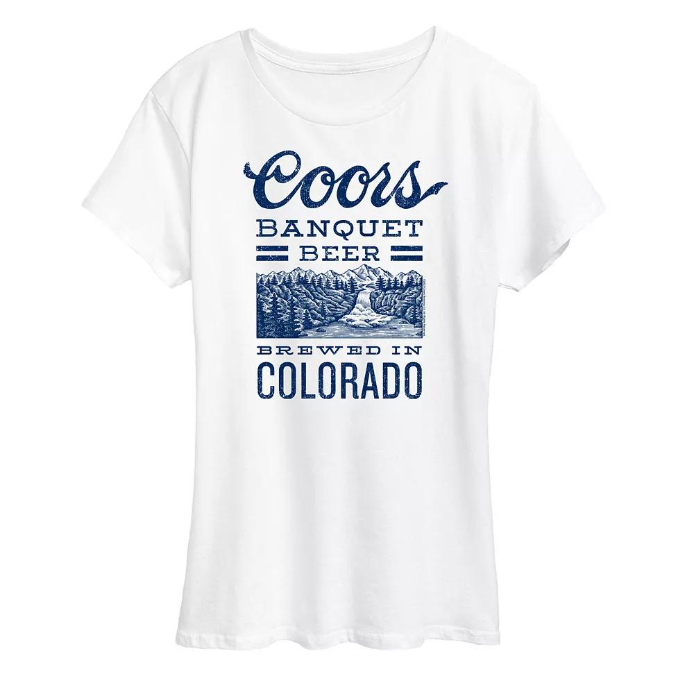 Women's Coors Banquet Beer Colorado Graphic Tee,  Product Image
