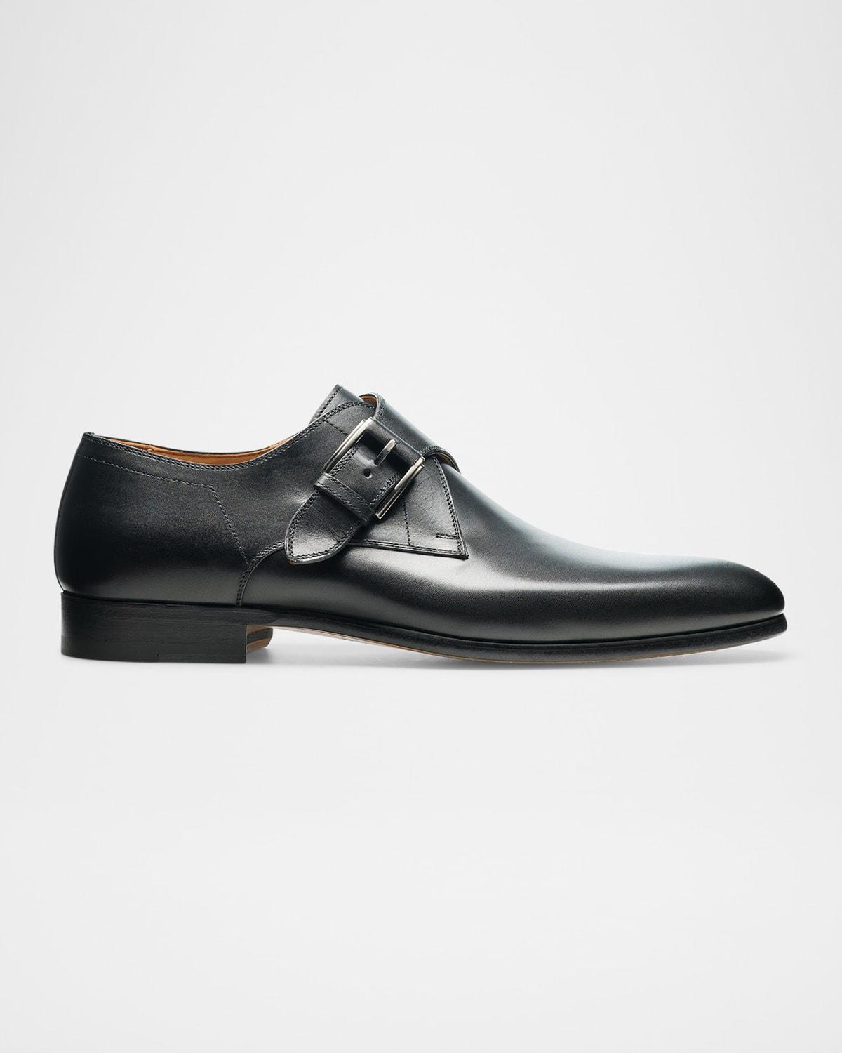 Men's Mansfeld Leather Monk Strap Loafers Product Image