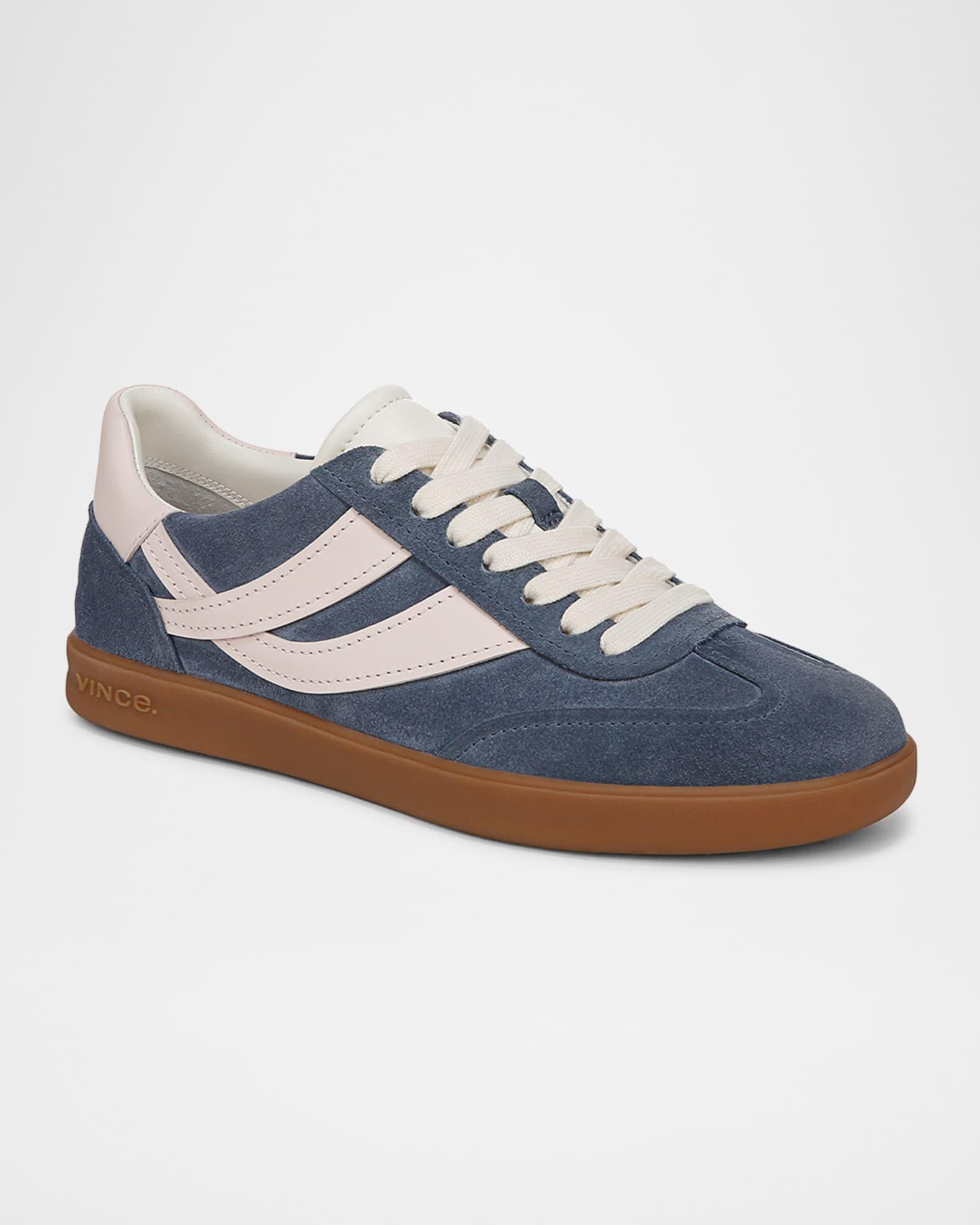 Oasis Mixed Leather Retro Sneakers Product Image