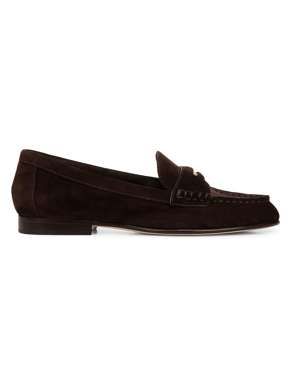 Womens Hazelwood Suede Penny Loafers Product Image