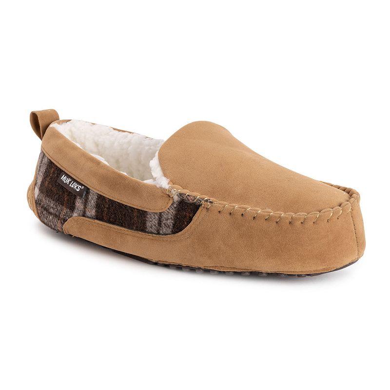 MUK LUKS® Emmett Men's Moccasin Slippers,  Product Image