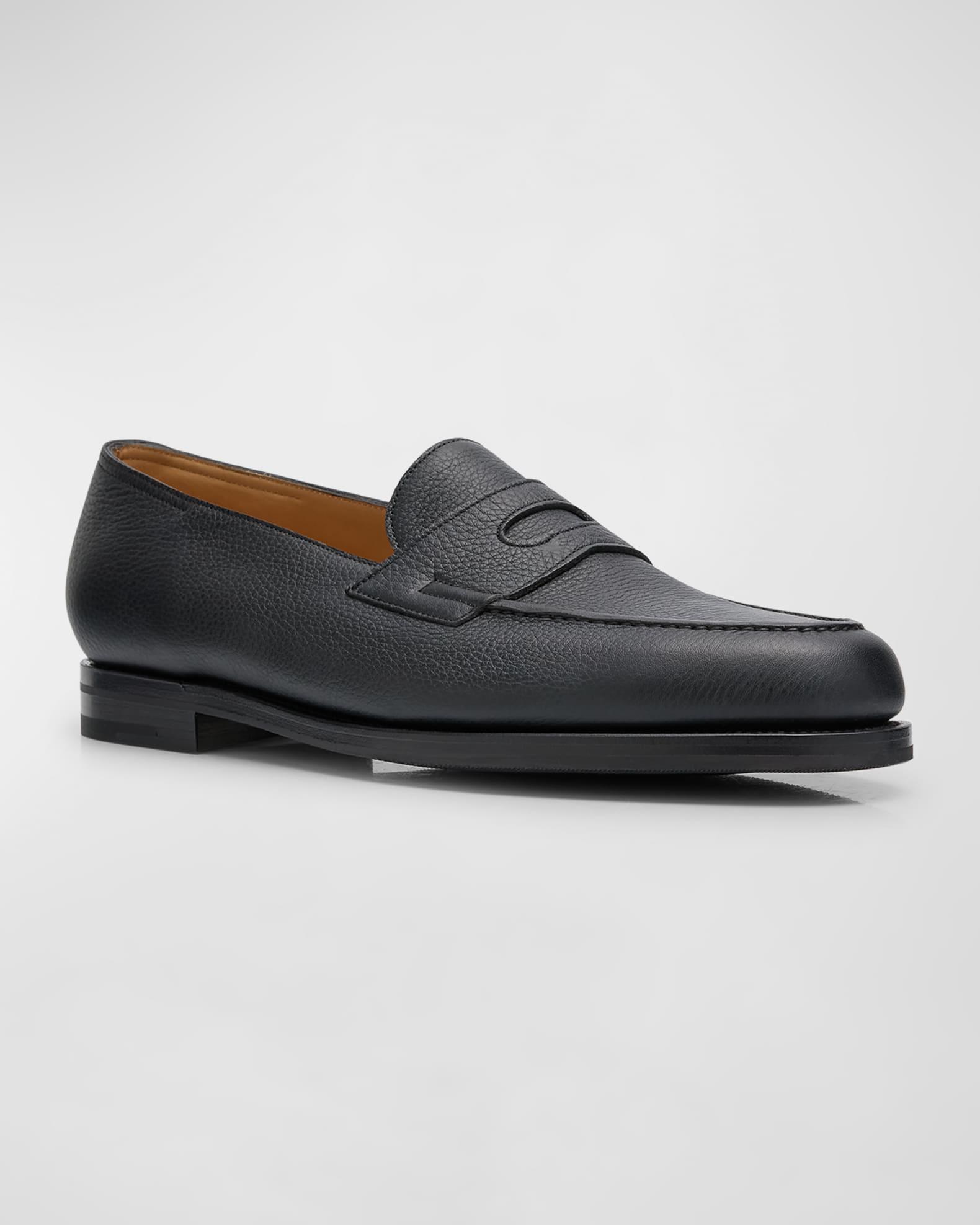 Mens Grandioso Grained Calfskin Gancini Loafer Product Image