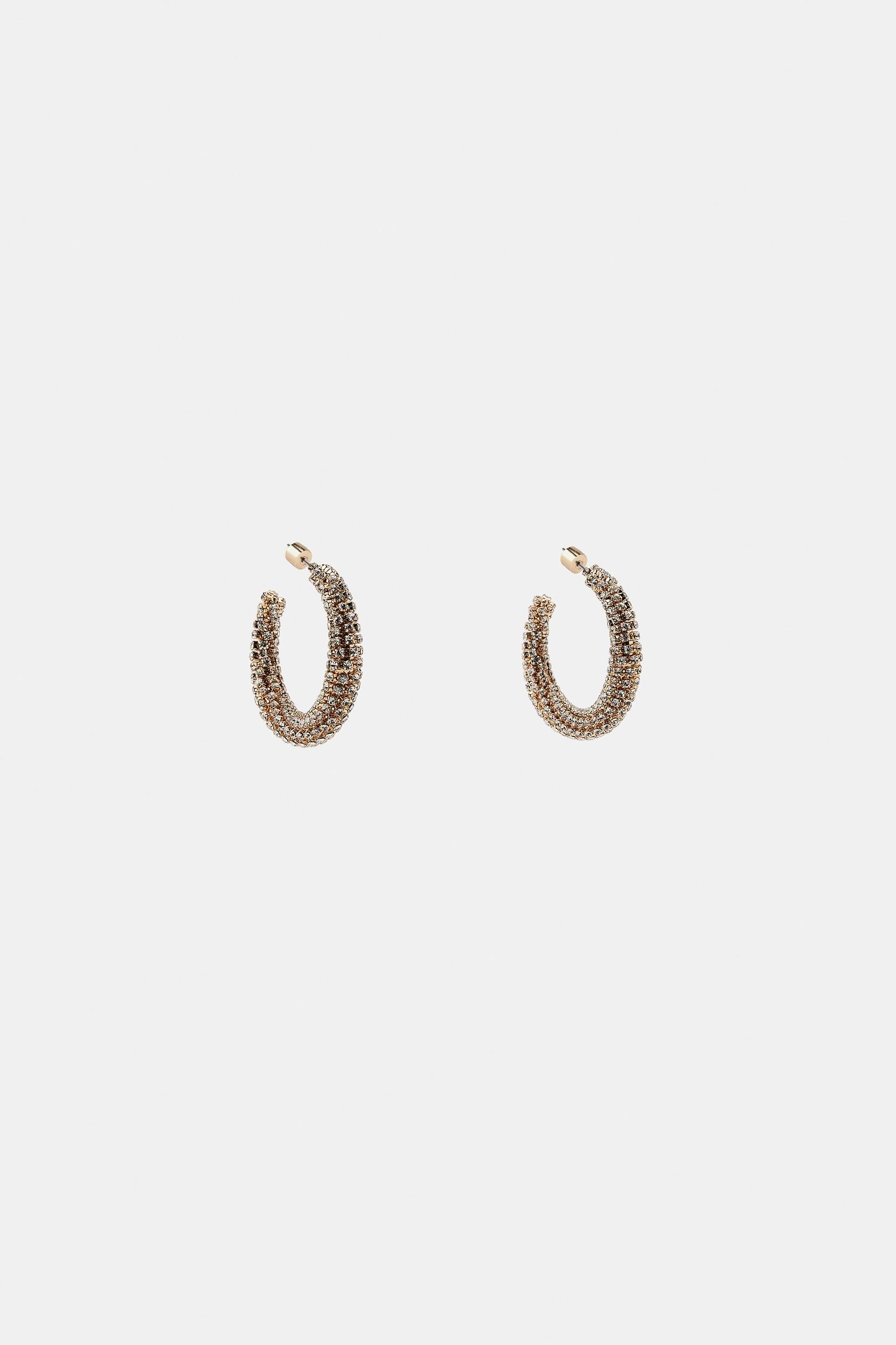 SPARKLY HOOP EARRINGS Product Image