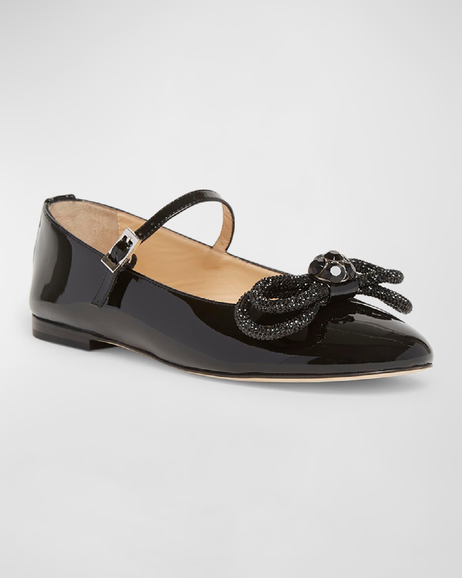 Double Bow Patent Mary Jane Flats Product Image