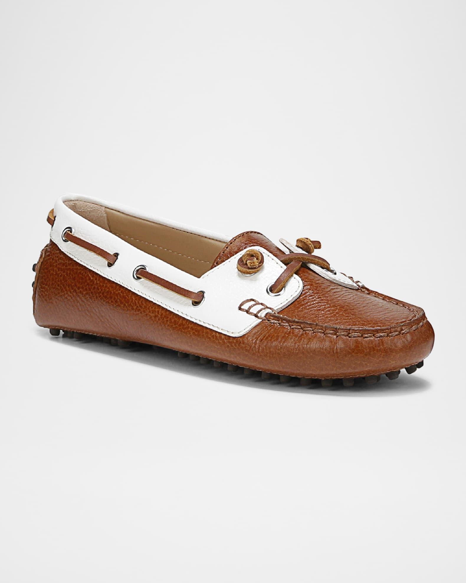 Jia Leather Driver Boat Loafers Product Image