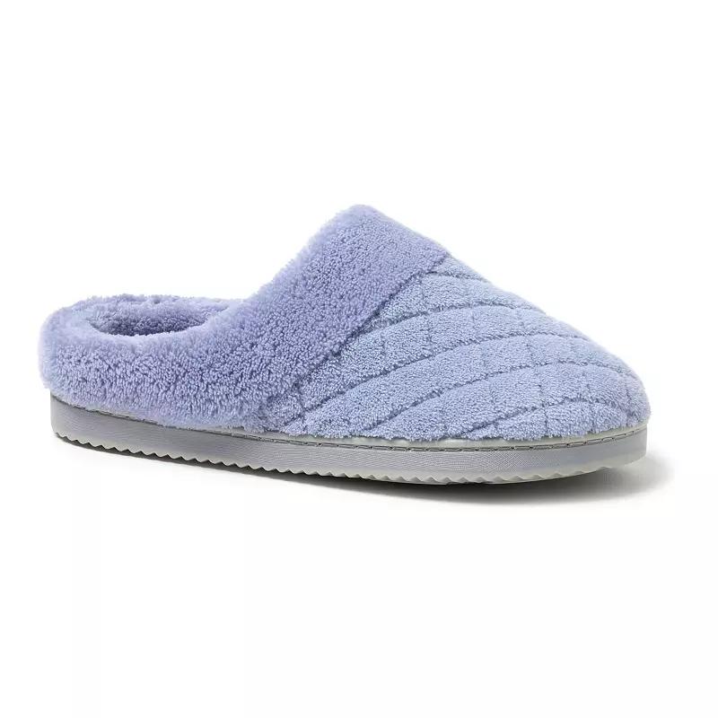 Dearfoams Libby Women's Quilted Terry Clog Slippers, Size: XL Wide, Eventide Product Image