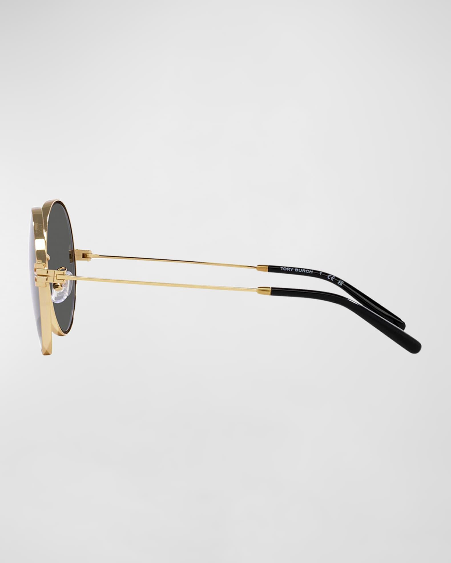 T-Monogram Round Metal & Plastic Sunglasses  Product Image