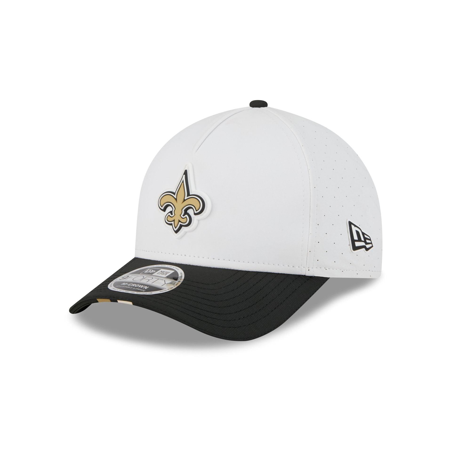 New Orleans Saints 2025 Training 9FORTY M-Crown A-Frame Snapback Hat Male Product Image
