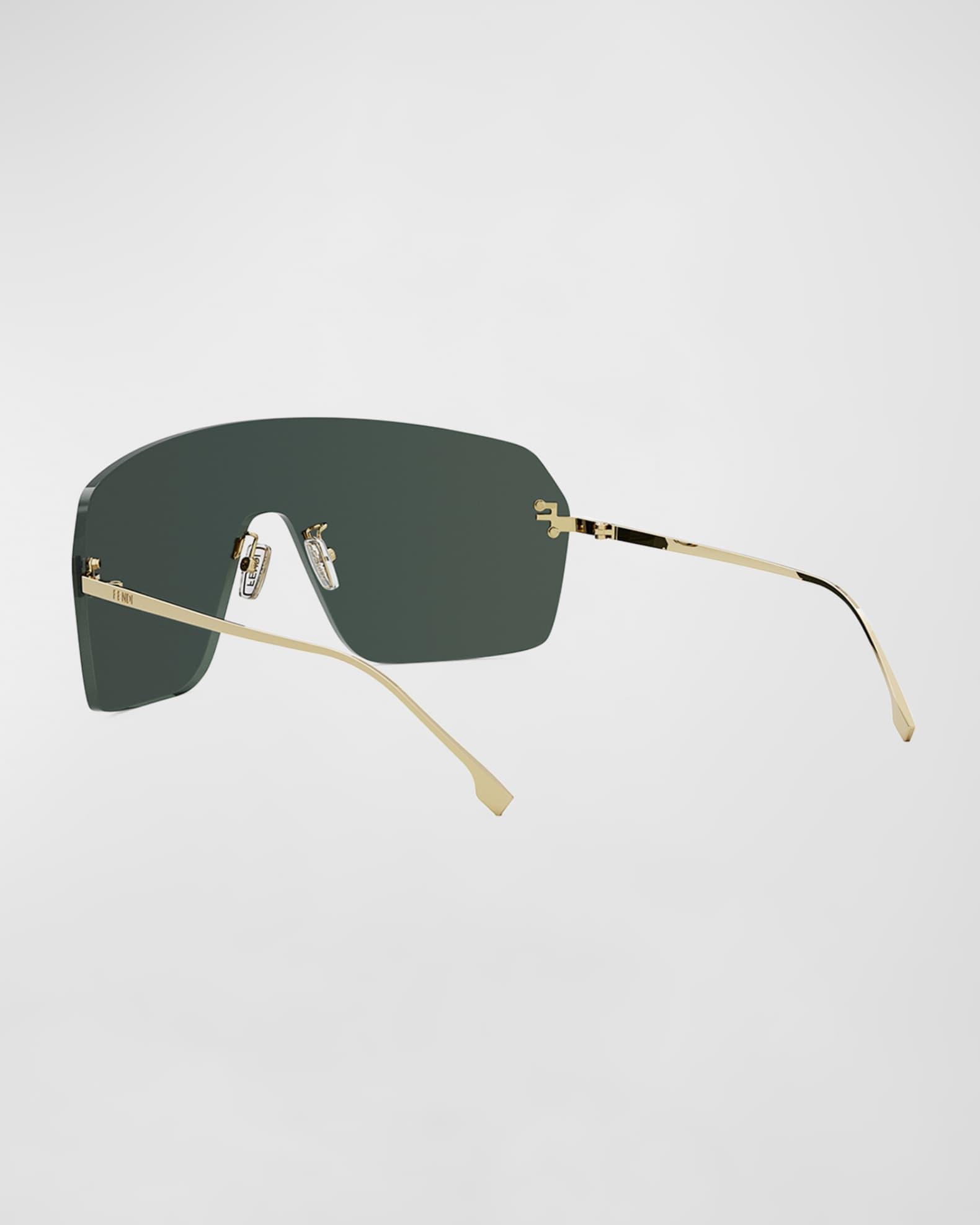 Mens Fendi Roma 53MM Rimless Rectangular Sunglasses Product Image