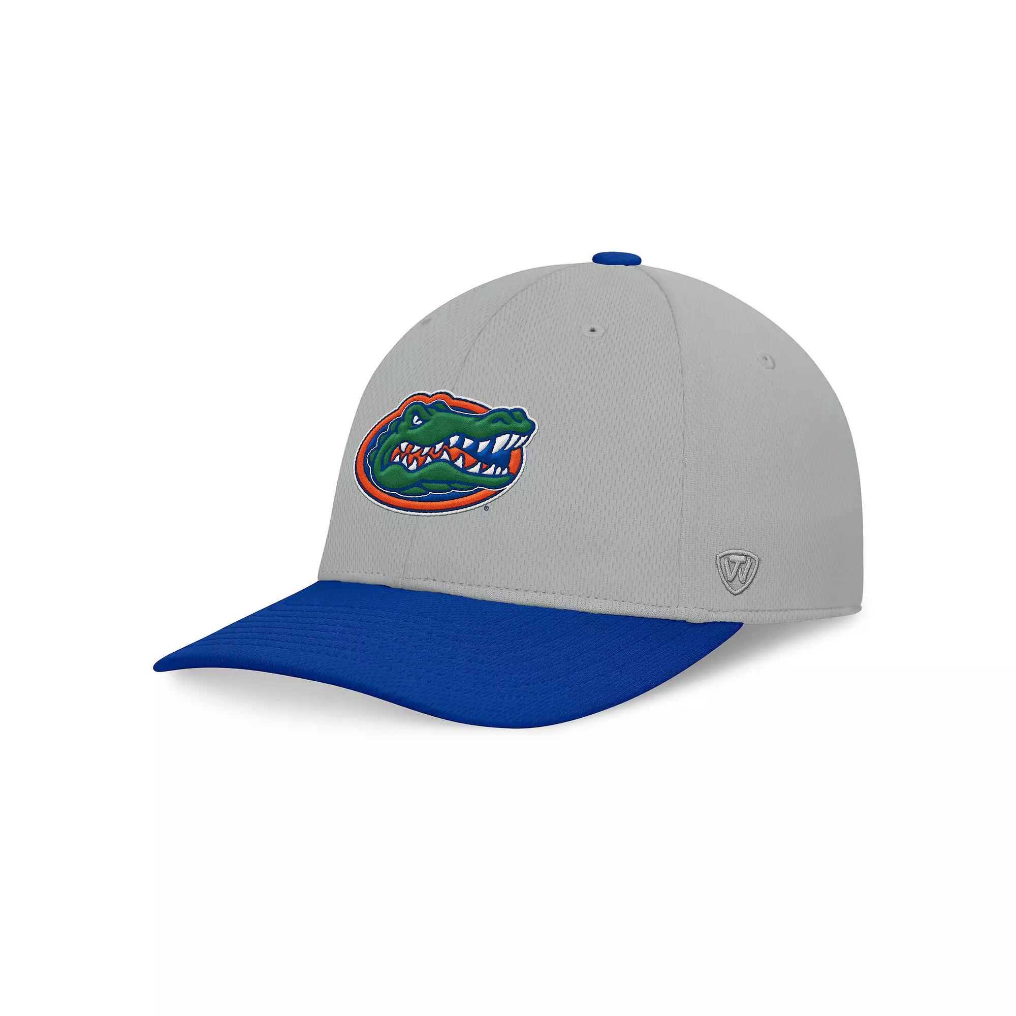 Men's Top of the World  Gray/Royal Florida Gators Mick Flex Hat, Size: Large/XL, Grey Product Image