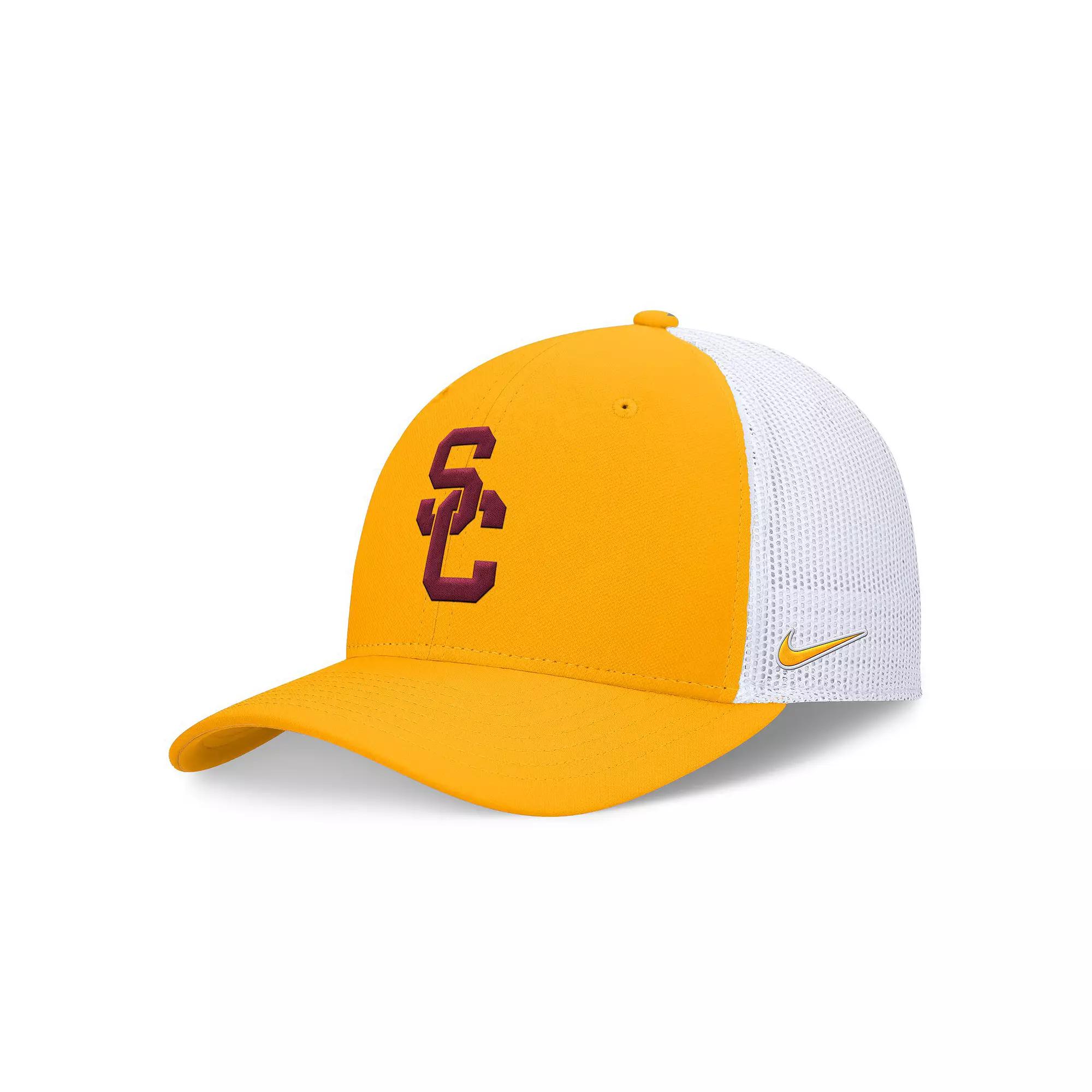 Men's Nike Gold USC Trojans On-Field Rise Futura Performance Flex Hat, Size: Small/Medium Product Image