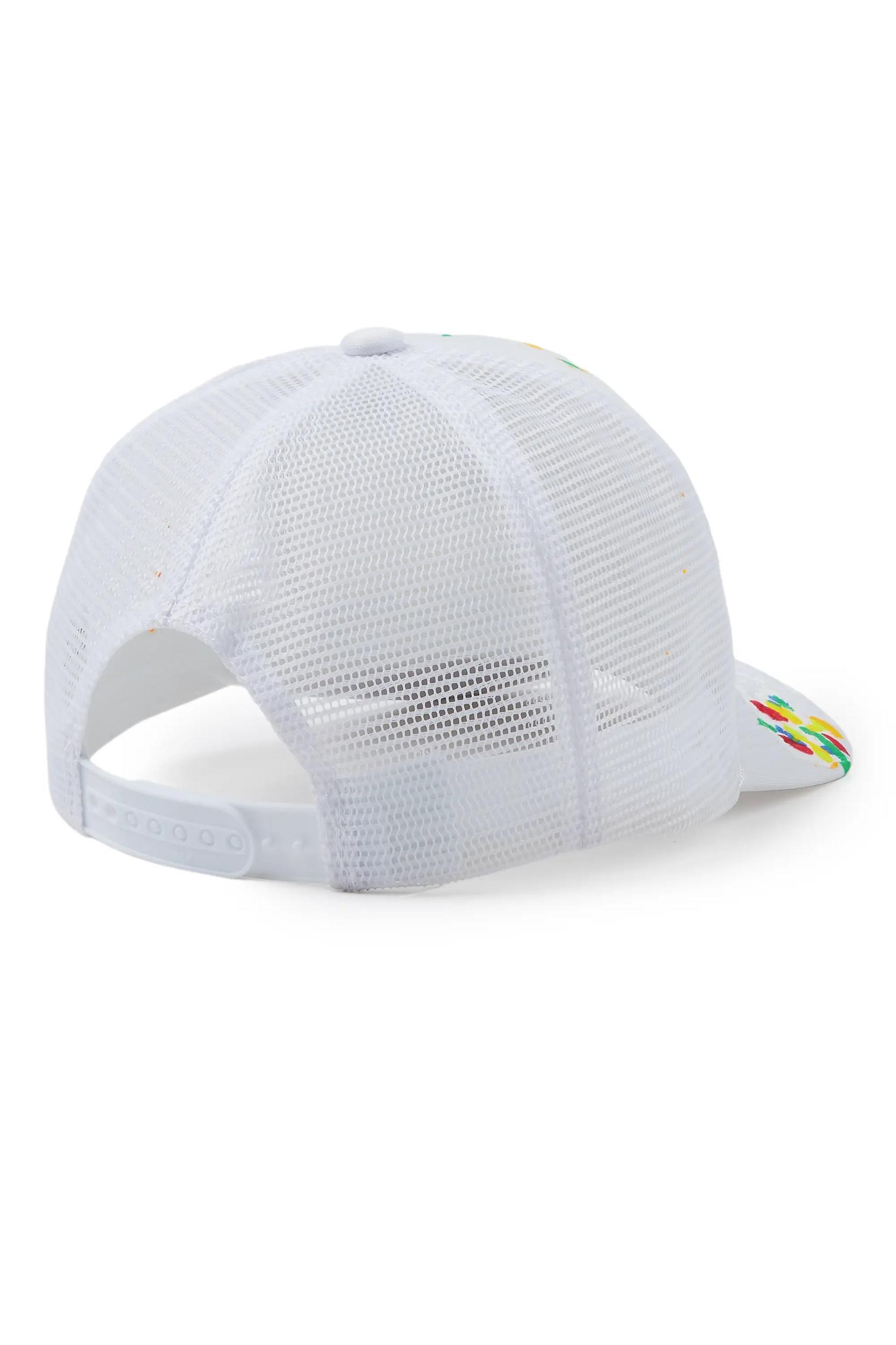 Neptune White/Black Trucker Hat Male Product Image