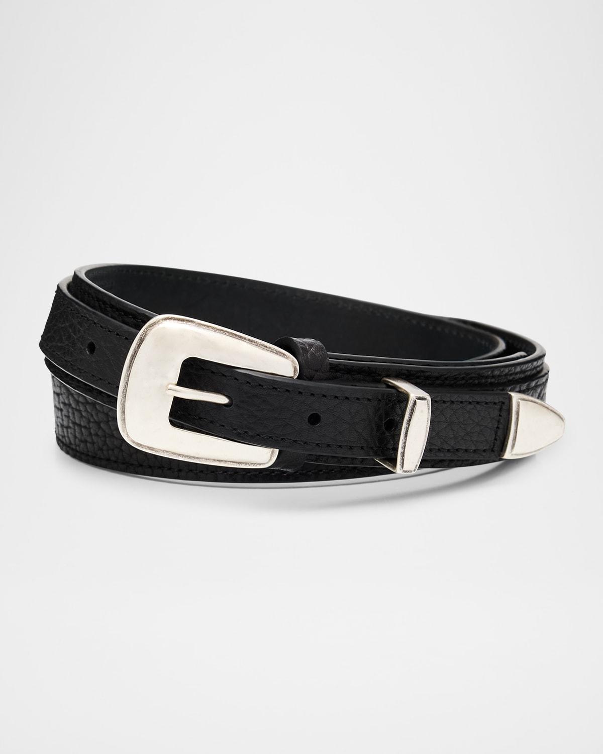 Mens Gancio-Loop Reversible Calfskin Belt Product Image