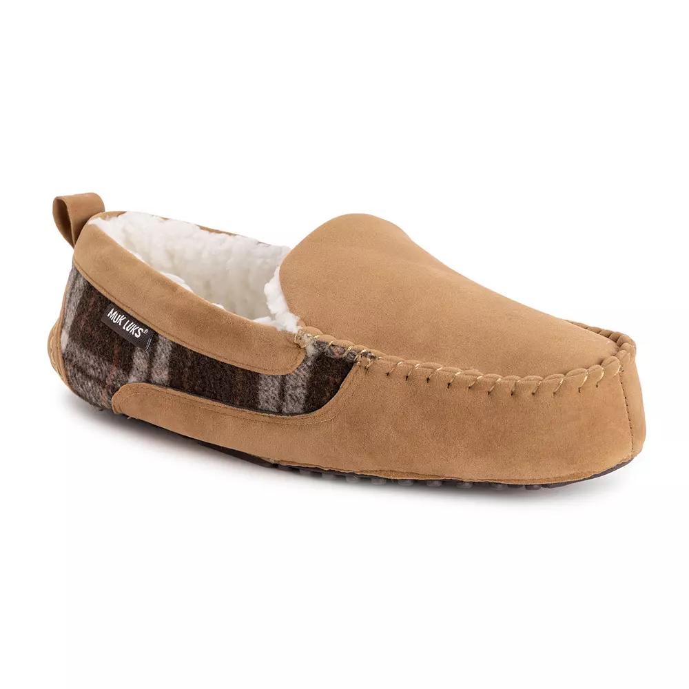 MUK LUKS® Emmett Men's Moccasin Slippers,  Product Image