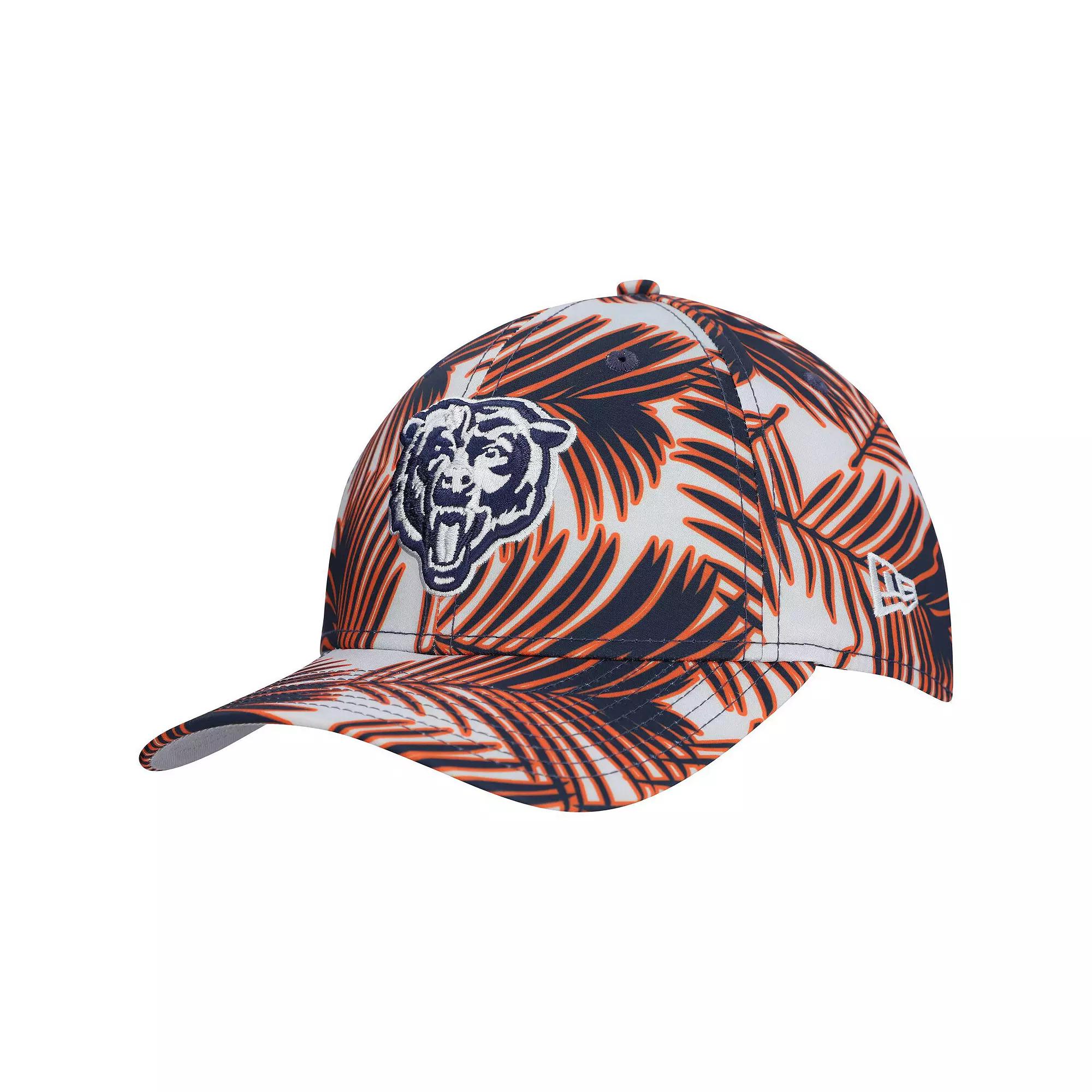 Men's New Era Gray Chicago Bears Palms 39THIRTY Flex Hat, Size: Small/Medium, Grey Product Image