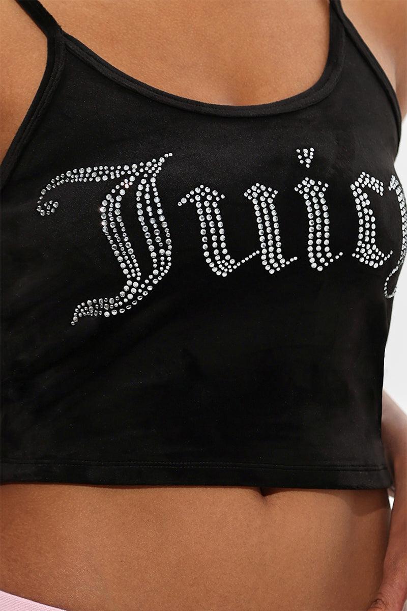 Big Bling Velour Tank Top Product Image