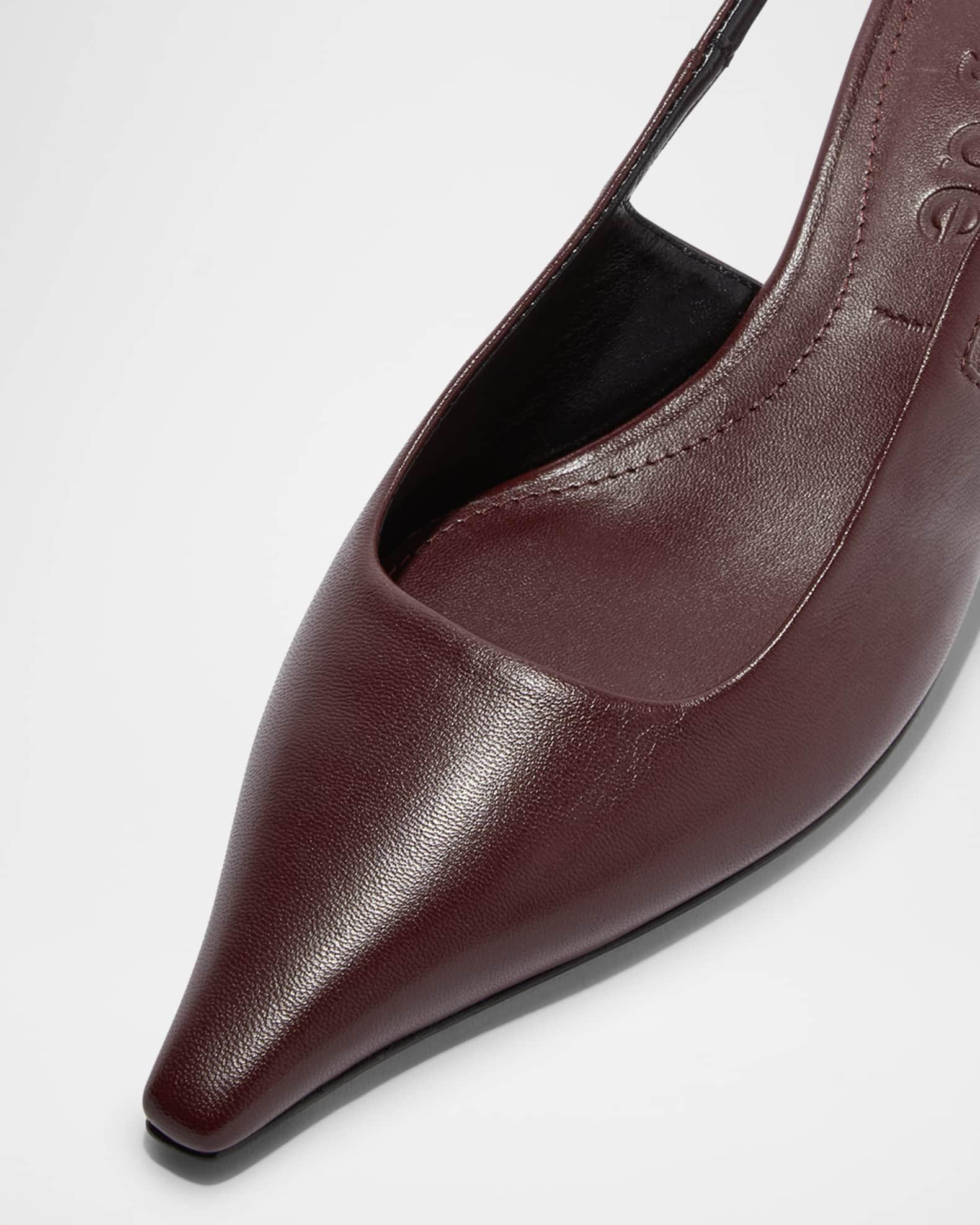 Catrina Nappa Leather Slingback Pumps Product Image