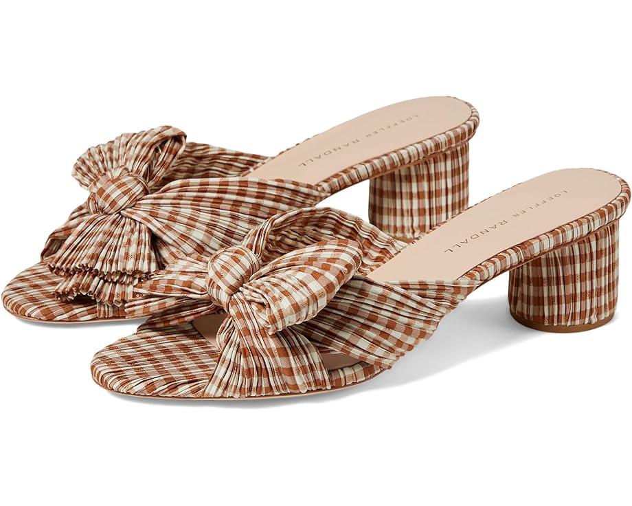 Dahlia Pleated Knot Mule with Ankle Strap Product Image