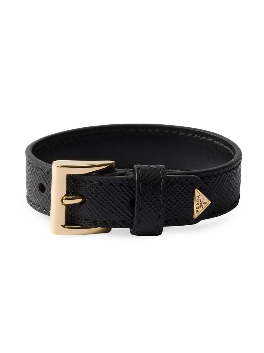 Womens Saffiano Leather Bracelet Product Image